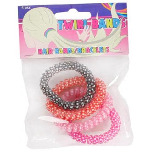 Elastici Per Capelli Ragazze 3 Cm 4 Pezzi - Foto 1