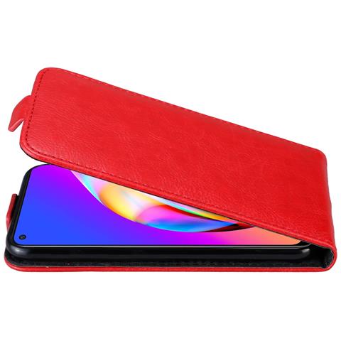 Custodia Compatibile Con Oppo A94 5g In Rosso Mela - Coperchio Protettivo In Design Flip Con Chiusura Magnetica - Foto 8