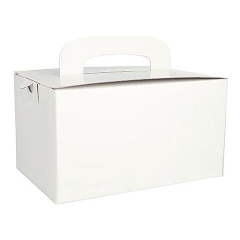 18779 Contenitore Monouso Per Conservare Il Cibo Cartoncino Bianco - Foto 2