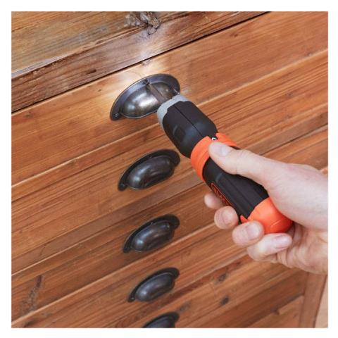 Cacciavite In Linea A Batteria Black And Decker - 6 V - 84432 - Foto 5