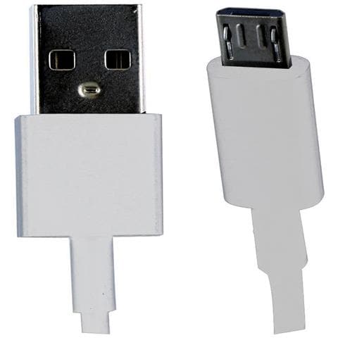 Original - Micro Usb Datenkabel - 1m - Weiss - Foto 1