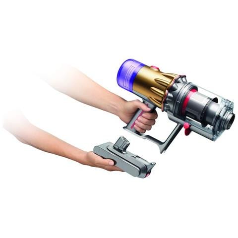 V12 Detect Slim Absolute+ Scopa Ricaricabile 2 in1 senza Sacco Potenza Aspirazione 150 AW Colore Oro - Foto 2