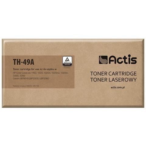 TONER - TH-49A Cartuccia 1 Pezzo Nero - Foto 1