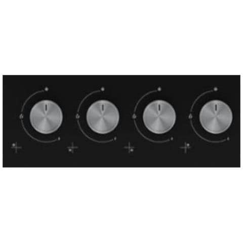 Piano Cottura A Gas 60cm 4 Fuochi 7400w Vetro Nero - Hilg64221s Colore Nero - Foto 2