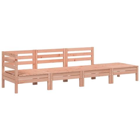 Divano da Giardino a 4 Posti in Legno Massello di Douglas - Foto 2