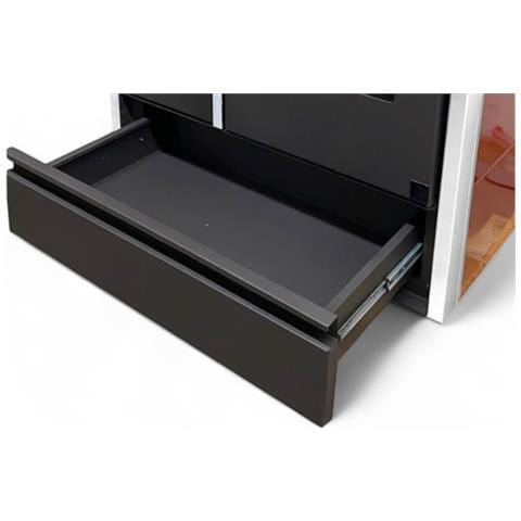 Stufa Cucina Riscaldamento A Legna Piano Cottura In Ghisa Con Forno Struttura In Acciaio Exclusive Inox - Foto 2