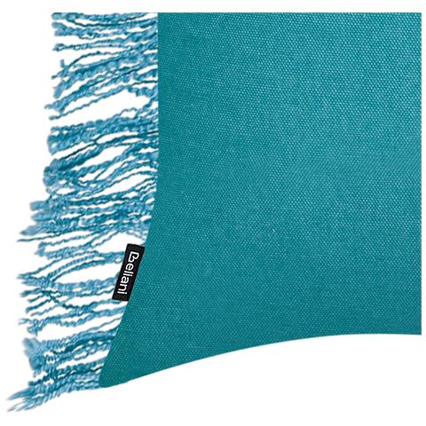 Set Di 2 Cuscini Maba Cotone 50 X 35 Cm Blu Tinta Unita - Foto 1