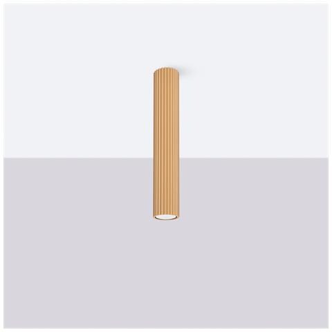 Lampada Da Soffitto Karbon 40 Oro Sl. 1552 - Minimalista Lampada Da Soffitto D'oro 40x6.5x6.5 Cm - Foto 2