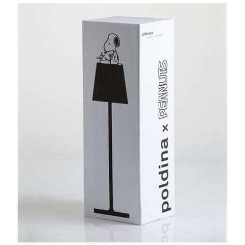 Lampada Da Tavolo Poldina Pro Peanuts - Aviator Ricaricabile E Dimmerabile Con Batteria Fino A 12 Ore. Per Uso Esterno Ip65 - Foto 2