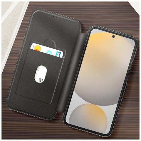 Custodia Per Samsung Galaxy S24 Fe Portacarte Anti Rfid - Foto 5