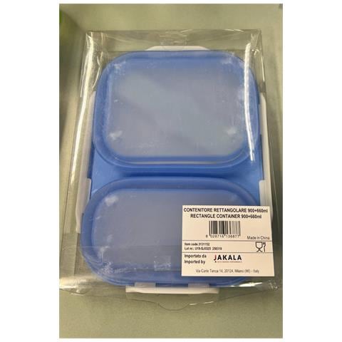 Contenitore Rettangolare Per Alimenti 900+660 Ml - Foto 3