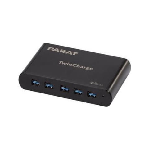 Parat 990596999 Caricabatterie Per Dispositivi Mobili Computer Portatile, Tablet Nero Ac Interno - Foto 1