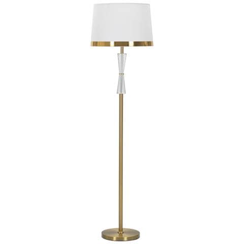 Lampada Da Terra Mf214 - Bianco - Metallo - 40x40x153 Cm - Foto 1