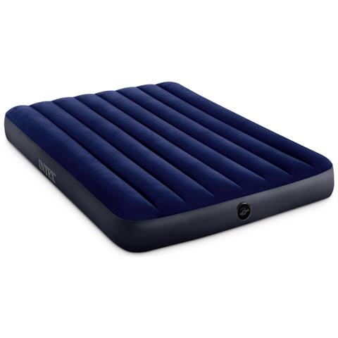 Set Materassino Gonfiabile - 191x137x25 Cm - Blu - Include Accessori Coordinati - Foto 2