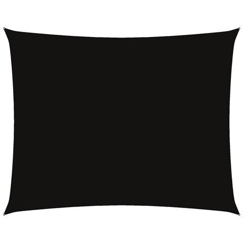 Parasole A Vela Oxford Rettangolare 5x6 M Nero - Foto 1