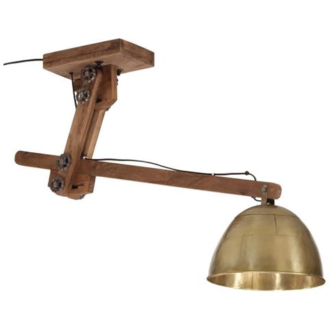 Lusso Casadino -  Lampada A Soffitto 25 W Ottone Anticato 105x30x65-108cm E27 - Foto 1