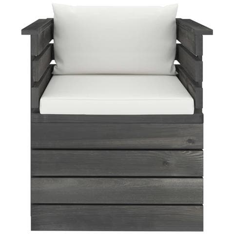 Lusso Casadino -  Poltrona Da Giardino Con Cuscini In Legno Di Pino - Foto 2