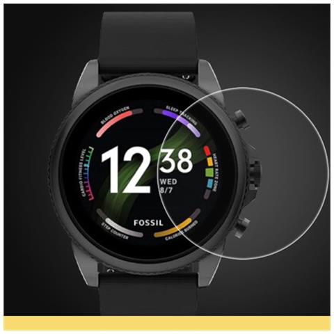 Pellicola Protettiva In Vetro Temperato Per Smartwatch, Confezione Da 2 Fossile Gen 6 44mm - Foto 4
