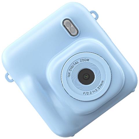 Fotocamera A Stampa Istantanea Dc506: Cattura E Stampa Ricordi Blue - Foto 2