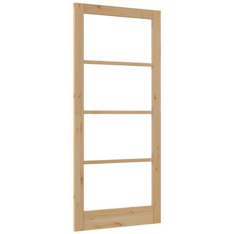 "porta interna con vetro ""ORKDAL"" 93x211x4 cm in legno massello di pino" - Foto 6