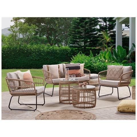 Set Di Copricuscini Per Esterni Ravello Beige - Foto 1