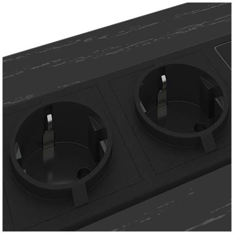 Armadio da Notte con cassetto Rovere nero 41.5 x 40.5 x 55 cm - Foto 9