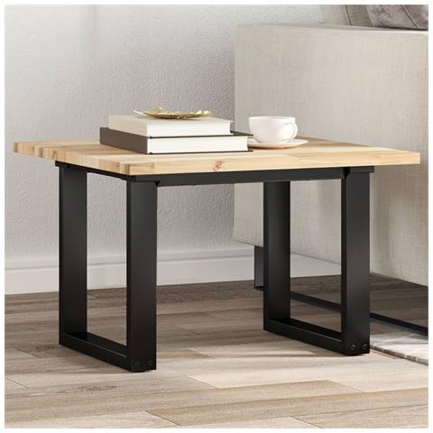 Piano Tavolo Quadrato 60x60x2 cm in Legno Massello di Acacia - Foto 2