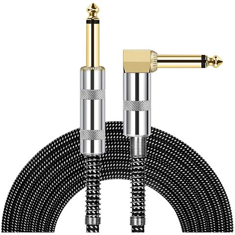 Cavo Per Strumenti Musicali Da 6,35 Mm - Prestazioni A Basso Rumore Per Basso, Acustica Ed Elettrica  1,5 Milioni - Foto 1