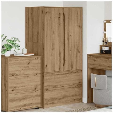 Mobile da Bagno con porta Rovere artigianale 79,5 x 49 x 156 cm - Foto 2