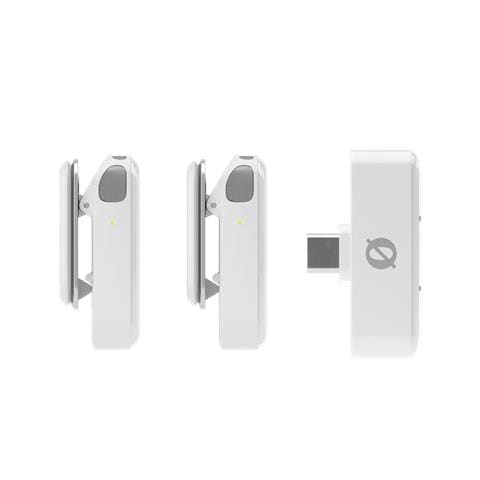 Wireless Micro Bianco Microfono a clip - Foto 4