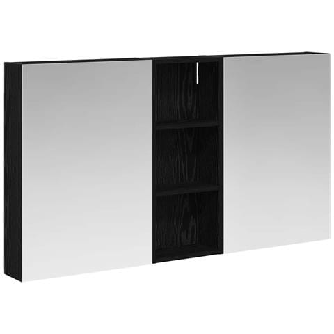 Set di Armadi da Bagno con lo scaffale 3 pcs 130 x 14,5 x 70 cm - Foto 1
