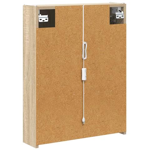 Mobiletto per specchio da bagno Rovere Sonoma - Foto 9