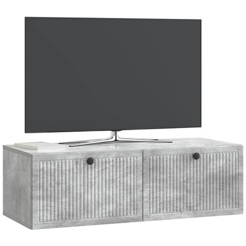 Mobile Porta TV da Muro Grigio Cemento 98 x 41 x 30 cm - Foto 2