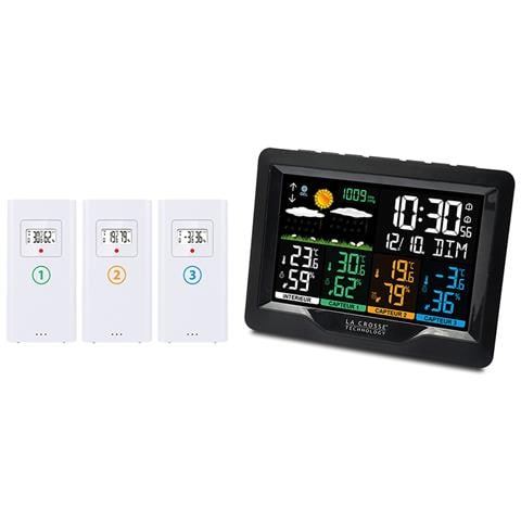 WS6204-BLA stazione meteorologica digitale Nero LCD CA /Batteria - Foto 1