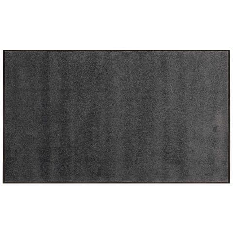 Tappetino Grigio Chiaro 150 x 90 cm 100% Poliammide Lavabile - Foto 1