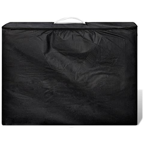 Lettino Massaggio Pieghevole Bianco Crema 3 Zone Con Telaio Alluminio - Foto 2