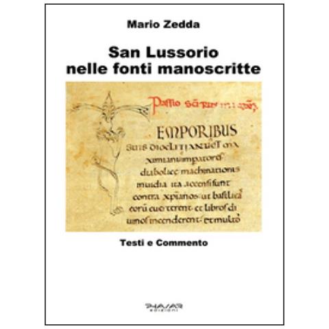 Mario Zedda - San Lussurio Nelle Fonti Manoscritte. Testi E Commento. - Foto 2