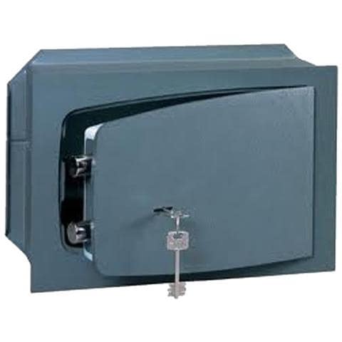 Cassaforte Sicurezza Con Chiave A Muro L42xh30xp25 Cm 8a010/41 - Foto 2