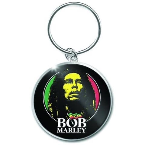 Bob Marley: Logo Face (portachiavi Metallo)  - Foto 1