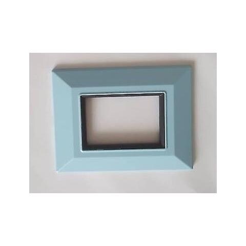 Placca Placchetta Placchette Compatibili Per Serie Axolute Sq Colorate - Azzurro 7 - Foto 1