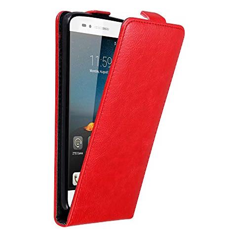 Custodia Compatibile Con Zte Blade A612 In Rosso Mela - Coperchio Protettivo In Design Flip Con Chiusura Magnetica - Foto 1