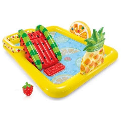 57158 Playcenter Frutta Gonfiabile Con Scivolo 244x191x91 Cm - Foto 2
