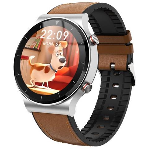 HTN - Cinturino In Acciaio Smart Watch Da Uomo Per Android Ios Telefono  Bluetooth Chiamata Impermeabile Musica Fitness Tracker Smartwatch Donna |  orologi Intelligenti (pelle Marrone) - ePRICE