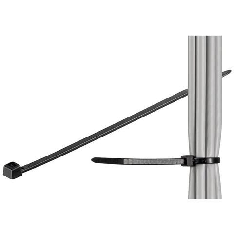 Fascette Fermacavi Autobloccanti 203x3,5mm In Nylon 100pz Nero - Foto 1