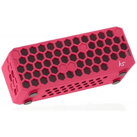 Hive, Con cavo e senza cavo, Batteria, USB, Bluetooth / 3.5 mm, Universale, Rettangolo, Rosa - Foto 1