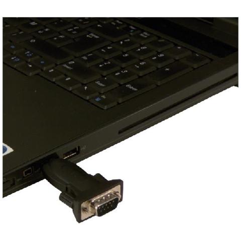 USB2-118B USB 2.0 RS232 Nero cavo di interfaccia e adattatore - Foto 1