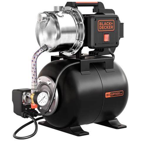 Pompa Autoadescante 1100 W Con Serbatoio Del Vuoto - Acciaio Al Carbonio 19l E Pressostato Meccanico - Foto 1