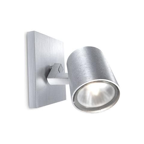 Lampada Da Soffitto Con Un Faretto Runner Grigio 107x110x90 Mm Metallo - Foto 1