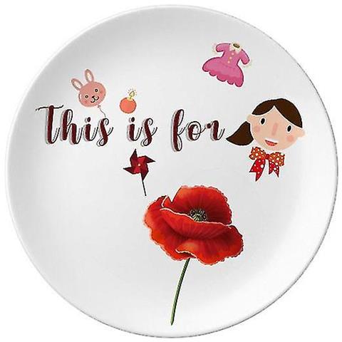 SLD Simplicity Red Flower Art Painting Figlia Di Mais Decor Detenuti