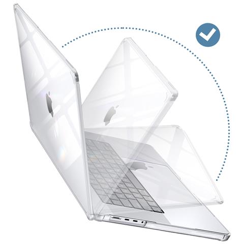 Cover Completa Per Macbook Pro 14 2023, 2022 E 2021 Anti-urto, Trasparente - Foto 2